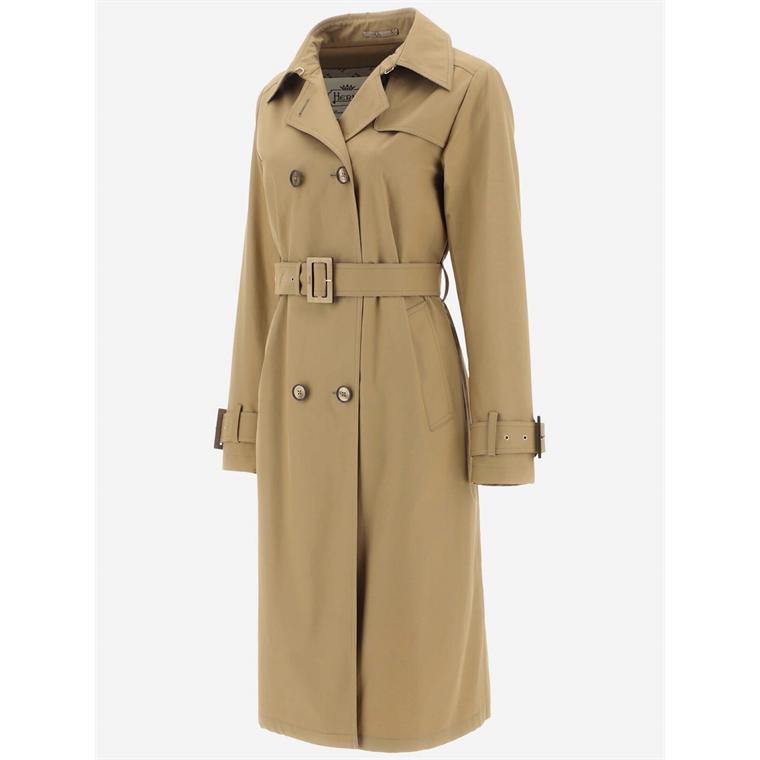 Herno Gabardine Trenchcoat, Sand